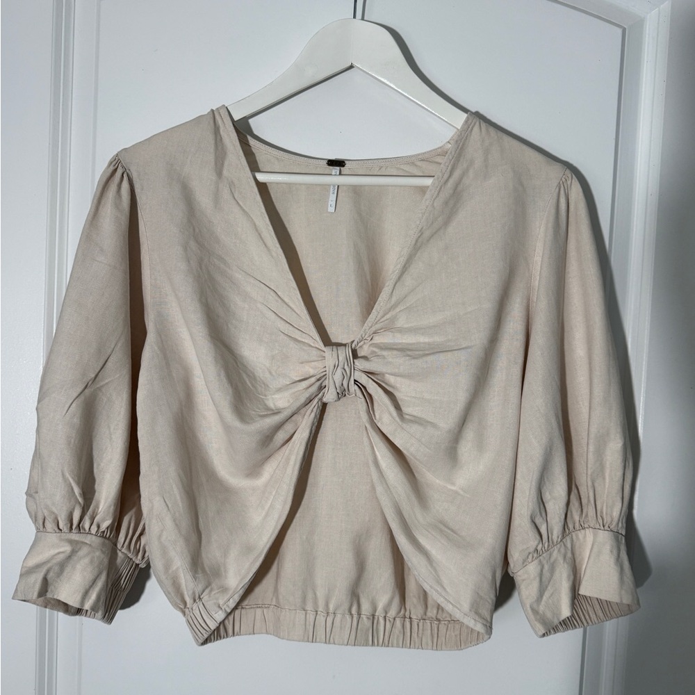 YFB Knotted Front Blouse